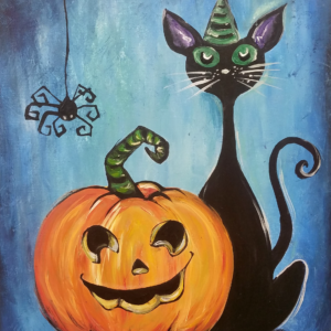 Halloweeni kass ja kõrvits