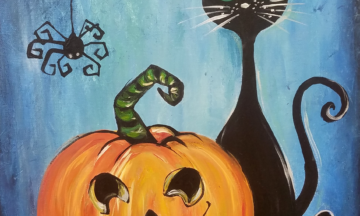 Halloweeni kass ja kõrvits