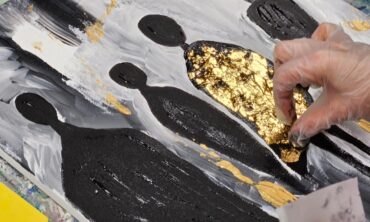 ABSTRAKTNE GOLD FOIL AKRÜÜLMAAL – 24 APRILL