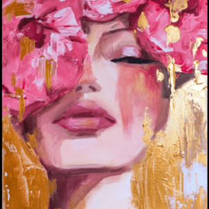 ABSTRAKTNE GOLD FOIL AKRÜÜLMAAL - 15 APRILL