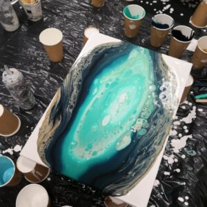 XL Akrüülvalamine - Vein & Pintsel