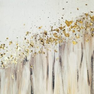 Vein & Pintsel - Abstraktne gold foil akrüülmaal